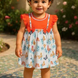 Baby Girls Midi/Knee Length Casual Dress