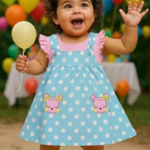 Baby Girls Midi/Knee Length Casual Dress
