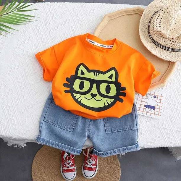 Baby Boys & Baby Girls Casual T-shirt Shorts