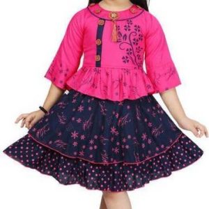 Baby Girls Midi/Knee Length Casual Dress