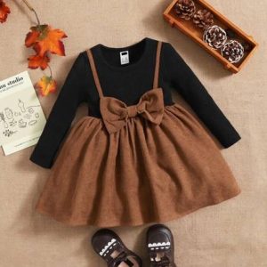 Baby Girls Below Knee Casual Dress