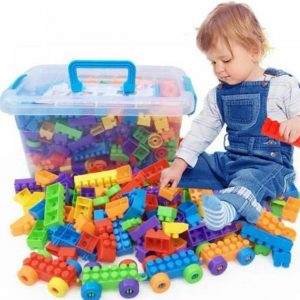 DIY Plastic Building Blocks for Kids 100+Pcs
