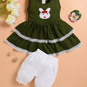 Baby Girls Midi/Knee Length Casual Dress