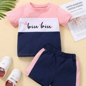 Baby Boys & Baby Girls Casual T-shirt Shorts