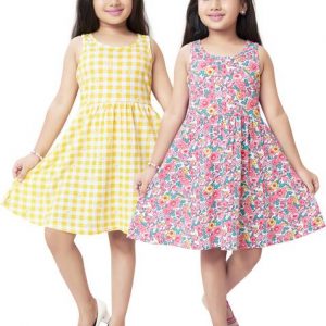 Baby Girls Midi/Knee Length Casual Dress
