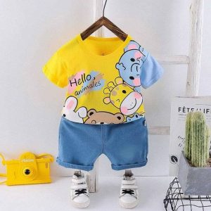 Baby Boys & Baby Girls Casual T-shirt Shorts