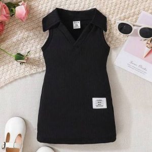 Girls Above Knee Casual Dress