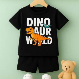 Baby Boys Dinosaur Casual T-shirt Shorts