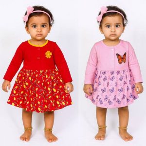 Baby Girls Midi/Knee Length Casual Dress