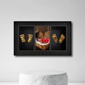 Baby Hand and Foot 3D Casting Kit with Photo Frame