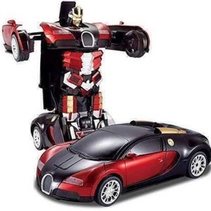 2in1 Automatic Convertible Transforming Robot Car Toy with Light & Sound for Kid