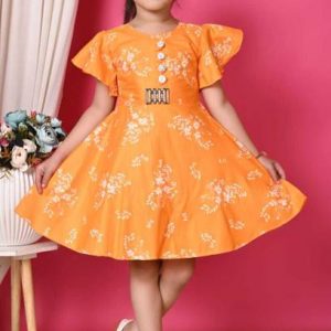 Baby Girls Midi/Knee Length Casual Dress