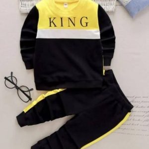 Baby Boys & Baby Girls Casual T-shirt Track Pants