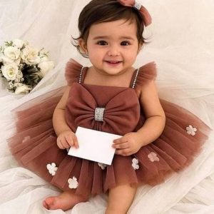 Baby Girls Midi/Knee Length Festive/Wedding Dress