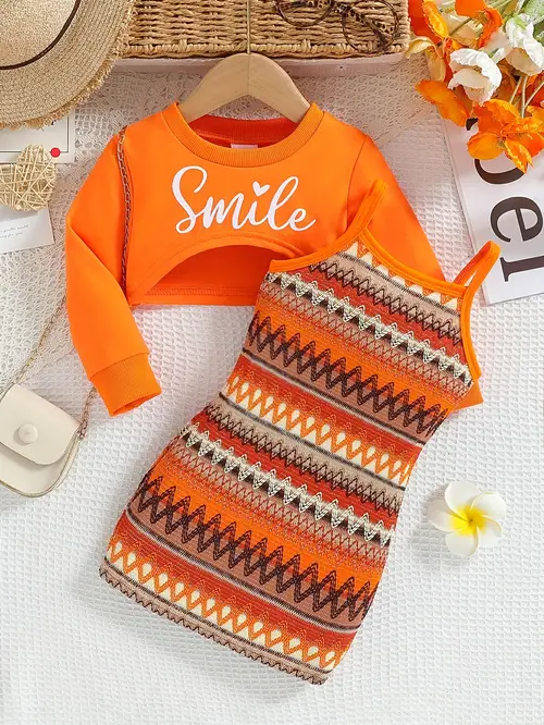 Autumn Kids Letter Long Sleeve Print Comfortable Crew Neck Sweatshirt…