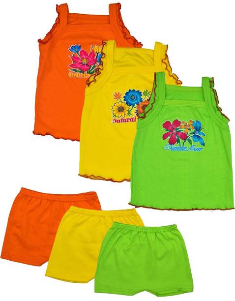 Baby Boys & Baby Girls Hello Kitty Casual T-shirt Shorts