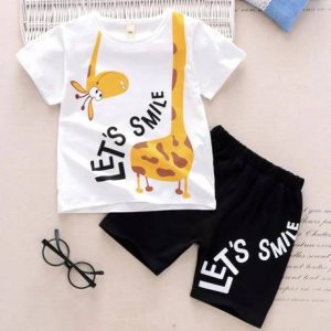 Baby Boys & Baby Girls Casual T-shirt Dress, Shorts