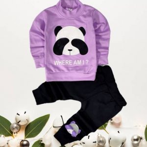 Baby Boys & Baby Girls Kung Fu Panda Casual Sweatshirt Track Pants
