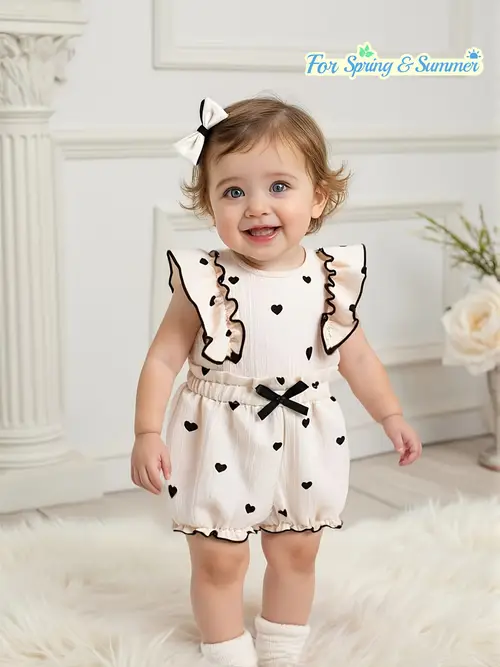 Spring and Summer Girls' Outfit, Newborn Dress, Children's Clothing,…
