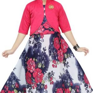 Girls Maxi/Full Length Casual Dress
