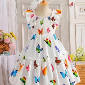 Baby Girls Calf Length Casual Dress