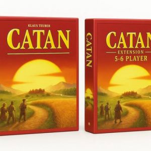 Catan Board Game + Catan 5-6 Player Extension Money & Assets Board Game