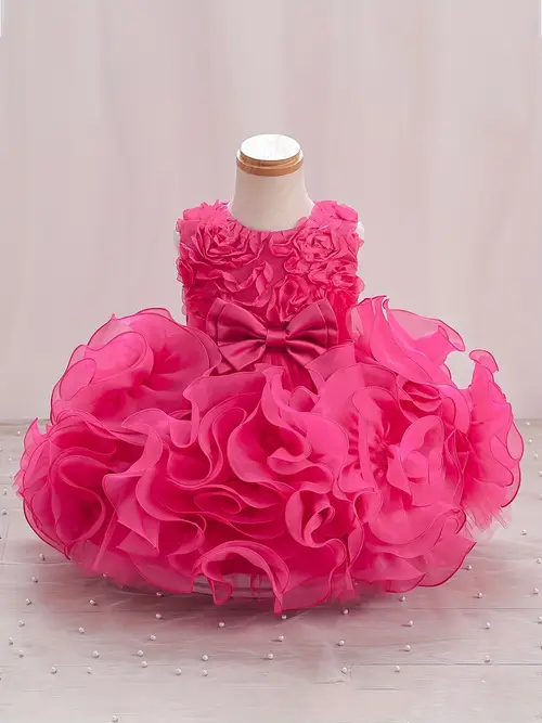 Girls' Summer Princess Dress - Sleeveless Floral Print A-Line Mini Dr…