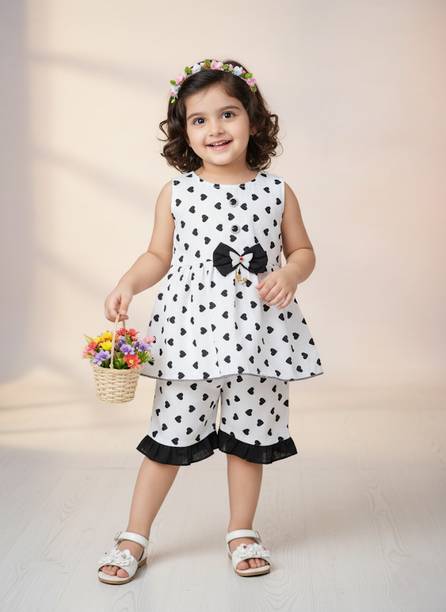 Baby Girls Party(Festive) Top Pant