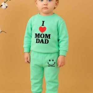 Baby Boys & Baby Girls Casual Sweatshirt Sweatpant