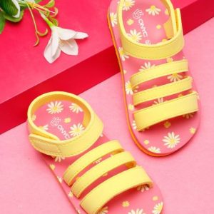 Velcro Strappy Sandals For Girls