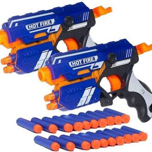 Combo Set of 2 Blaze Storm Foam Blaster Gun Toy, S