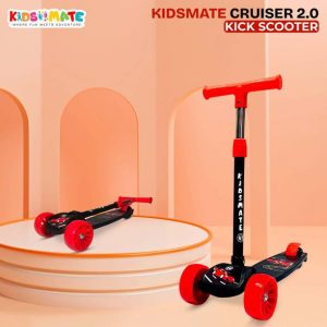 Cruiser 2.0 Foldable 3-Wheel Kick Scooter for Kids | 5-Level Adjustable Height Kids Scooter