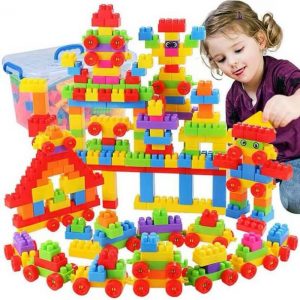 DIY Plastic Building Blocks for Kids 100pcs / Learning Toy Set