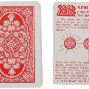 Grand master spy marked magic playing cards Magic ( Red color)