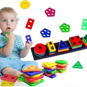 Mathematical Shape sorting sorter stacking learning educational toys for kids