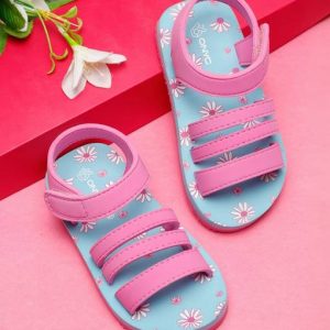 Velcro Strappy Sandals For Girls