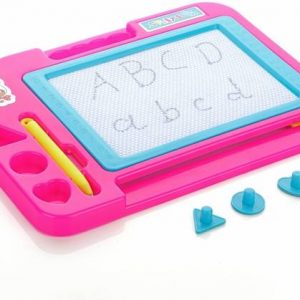 Plastic Magnetic Slate for Kids, Easy to Write & Erase Drawing Doodle Board