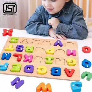 Wooden Educational Creative learning A To Z English Alphabets Board Puzzle